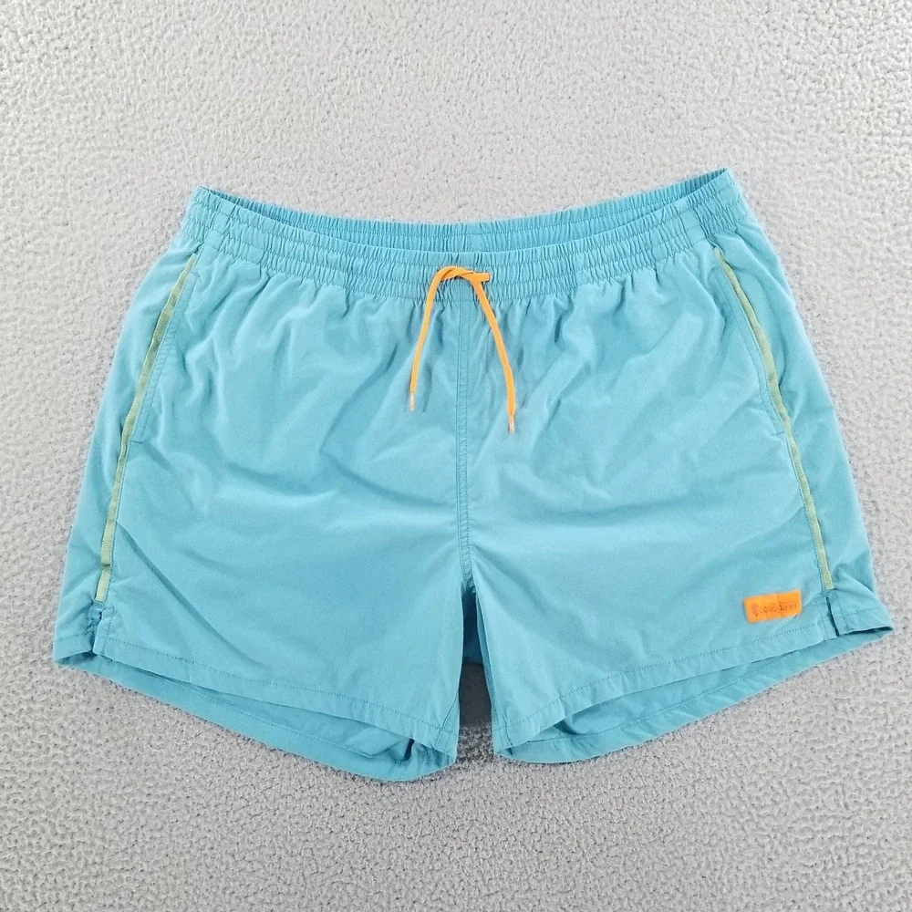 Cotopaxi Swim Trunks Mens XL Blue Mesh Lined Surf Shorts Colorblock Drawstring
